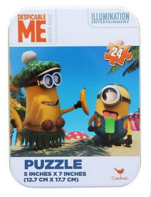 Cardinal CDL-16535-C Despicable Me 24-Piece 5"x7" Puzzle with Collectible Tin