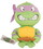Comic Images CIC-54203-C Teenage Mutant Ninja Turtles 5&quot; Plush Key Chain Donatello