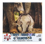CroJack Capital CJC-02248-ELE-C Elephant 100 Piece 100 Piece Photographic Collection Jigsaw Puzzle