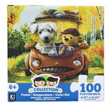 CroJack Capital CJC-02484-TDY-C Dog and Teddybear 100 Piece Juvenile Collection Jigsaw Puzzle