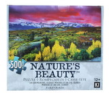 CroJack Capital CJC-02845-FLD-C Yellow Fields With Red Skys 500 Piece Natures Beauty Jigsaw Puzzle