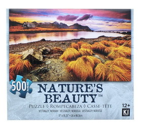 CroJack Capital CJC-02845-NATR-C Vestvagoy Norway 500 Piece Natures Beauty Jigsaw Puzzle