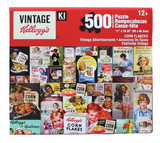 CroJack Capital CJC-02846-ADS2-C Kellogg's Vintage Corn Flakes 500 Piece Jigsaw Puzzle