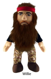 Commonwealth Toys CMN-94481-C Duck Dynasty 8" Plush With Sound Willie