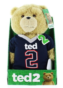Commonwealth Toys Ted 2 11" Talking Plush Ted In Football Jersey (Rated R)