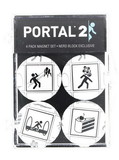 A Crowded Coop Portal 2 4-Piece Magnet Set