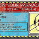 A Crowded Coop CRC-49035-C Portal Paradox Tin Wall Sign