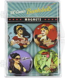 A Crowded Coop CRC-DCL103-C DC Comics Bombshells Magnet 4-Pack