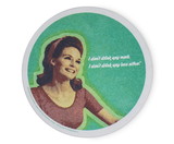 A Crowded Coop Single Retro Cork Drink Coaster - I Don't Drink Anymore/Any Less
