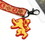 A Crowded Coop Game of Thrones House Lannister Lanyard w/ PVC Charm