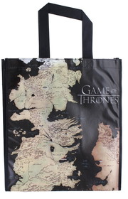 Crowded Coop CRC-GT5-C Game of Thrones Westeros Map Grocery Tote