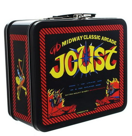 A Crowded Coop CRC-MDWO483-C Midway Classic Arcade Tin Lunch Box, Joust