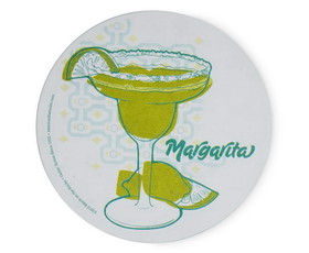 A Crowded Coop Single Retro Cork Drink Coaster - Margarita
