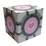 A Crowded Coop CRC-P320-C Portal 2 Companion Cube 6" Gift Box