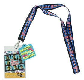 A Crowded Coop The Brady Bunch Lanyard with "Marcia" Charm
