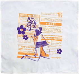 A Crowded Coop Flour Sack 30"x30" Kitchen Towel - Sexy Food