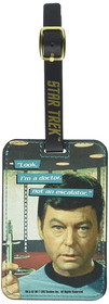 A Crowded Coop Star Trek Dr. McCoy Graphic Luggage Tag