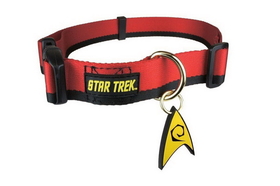 A Crowded Coop Star Trek Starfleet Red Uniform Dog Collar