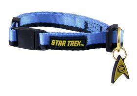 Crowded Coop CRC-STOP278-C Star Trek Uniform Cat Collar | Blue
