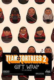 Crowded Coop CRC-TF372-C Team Fortress 2 Gift Wrap 27" X 39"