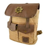 A Crowded Coop CRC-TWD-L107-C The Walking Dead Sheriff Rick Grime's Brown Backpack