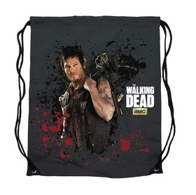A Crowded Coop The Walking Dead Daryl Dixon 17-Inch Drawstring Polyester Cinch Bag