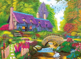 Cra-Z-Art CZA-0468SEC-C Secret Cottage by Vivienne Chanelle 1000 Piece Jigsaw Puzzle