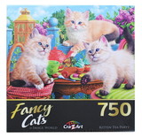 Cra-Z-Art CZA-1089ZZC-C Fancy Cats Kitten Tea Party 750 Piece Jigsaw Puzzle