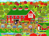 Cra-Z-Art CZA-1186ZZAB-C Bobbing Apple Orchard Farm 1000 Piece Jigsaw Puzzle
