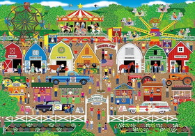Cra-Z-Art CZA-1186ZZAI-C Farm County Fair 1000 Piece Jigsaw Puzzle