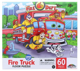 Cra-Z-Art CZA-1619ZZA-C Firefighter Rescue 60 Piece Kids Jigsaw Puzzle