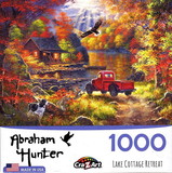 Cra-Z-Art CZA-6400ZZC-C Lake Cottage By Abraham Hunter 1000 Piece Jigsaw Puzzle