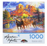 Cra-Z-Art CZA-6400ZZK-C Mountain Horses by Abraham Hunter 1000 Piece Jigsaw Puzzle