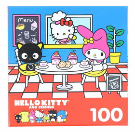 Cra-Z-Art CZA-8635_CAF-C Hello Kitty 100 Piece Jigsaw Puzzle | Hello Kitty and Friends Cafe