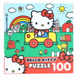 Cra-Z-Art CZA-8635_DRI-C Hello Kitty 100 Piece Jigsaw Puzzle | Hello Kitty Driving Around Town