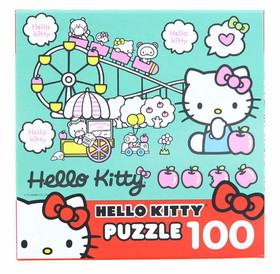 Cra-Z-Art CZA-8635_THE-C Hello Kitty 100 Piece Jigsaw Puzzle | Hello Kitty and Friends Theme Park Fun
