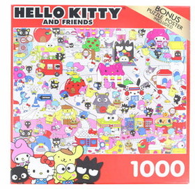 Cra-Z-Art CZA-8650-C Hello Kitty and Friends 1000 Piece Jigsaw Puzzle