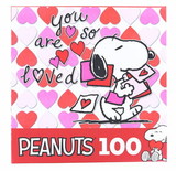 Cra-Z-Art CZA-8672-C Peanuts Valentines Day 100 Piece Jigsaw Puzzle