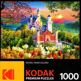 Cra-Z-Art CZA-8700ZZAB-C Neuschwanstein Medieval Castle Germany 1000 Piece Kodak Premium Jigsaw Puzzle