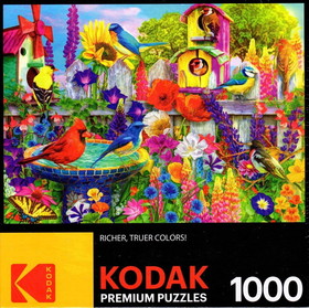 Cra-Z-Art CZA-8700ZZAD-C Bird Bath Garden 1000 Piece Kodak Premium Jigsaw Puzzle
