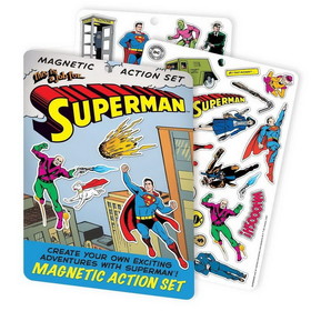 DC Collectibles DCC-9201-C Superman Magnetic Action Set, 2 Sheets