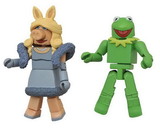 DC Direct Muppets Minimates Series 1 2-Pack: Kermit & Miss Piggy