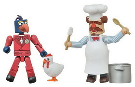 DC Direct Muppets Minimates Series 1 2-Pack: Gonzo & Swedish Chef