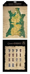 Dark Horse Comics DHC-26656-C Game of Thrones Westeros Map and Markers Magnet Set