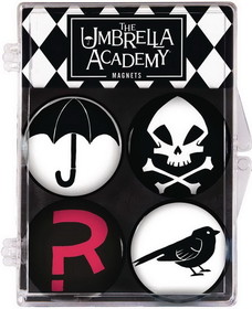 Dark Horse Comics DHC-3004-713-C Umbrella Academy Logos 4 Piece Magnet Set