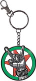 Cyberpunk 2077 Johnny Silverhand Logo 2 Inch Enamel Keychain