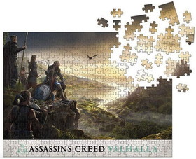 Dark Horse Comics DHC-3007-692-C Assassin's Creed Valhalla: Raid Planning 1000 Piece Jigsaw Puzzle
