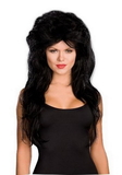 Dreamgirl Sexy Black Rocker Costume Wig One Size