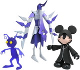 Diamond Select DST-188253-C Kingdom Hearts Select Figure Set, Hooded Mickey, Assassin & Purple Shadow