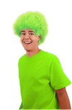 Elope Lime Green Fuzzy Costume Wig Adult One Size